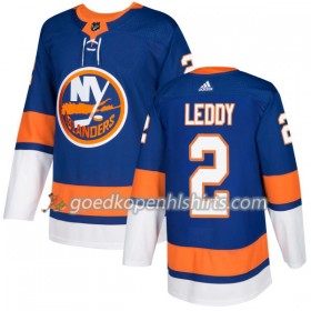New York Islanders Nick Leddy 2 Adidas 2017-2018 Royal Authentic Shirt - Mannen